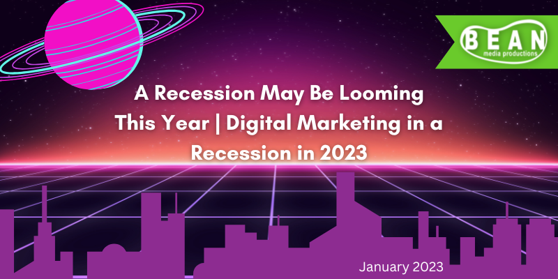 feature image for blog on digital marketing in a recession