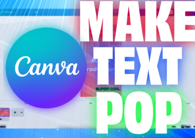 Make Your Text Look 10x Better In Canva with Drop Shadows